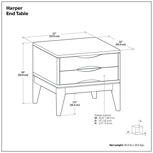 Harper - Handcrafted End Table