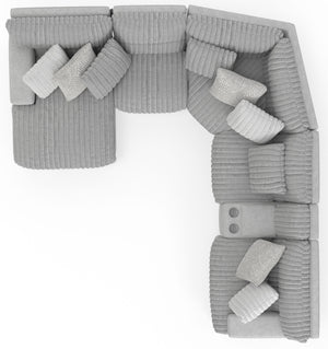 Abraxas - 6 Piece Reclining Sectional