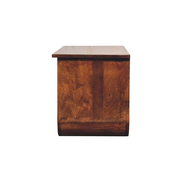 Triple Open Style Coffee Table - Beige / Brown