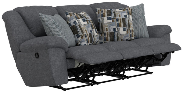 Trifecta - Sofa With 3 Recliners and Drop Down Table