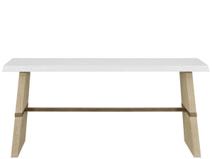 Oasis - Dockside Console Table - White / Beige