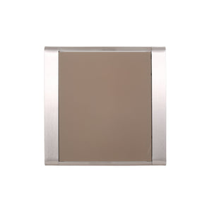 Cape Coral - Contemporary Side Table With Frosted Glass Top