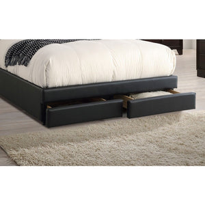 Modern Bed With Storage Drawers