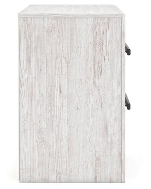 Cayboni - Two Drawer Night Stand - Whitewash