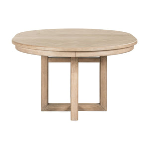Proximity Place - Pedestal Table - Barley Buff