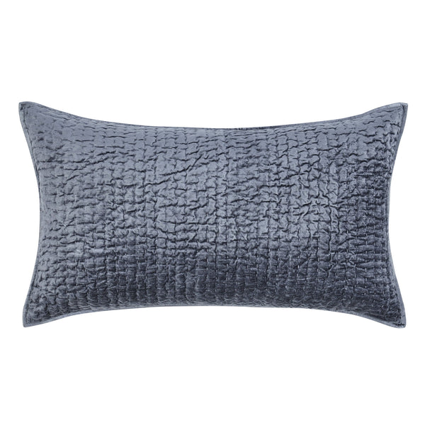 Bari - Velvet Quilt - Sea Fog