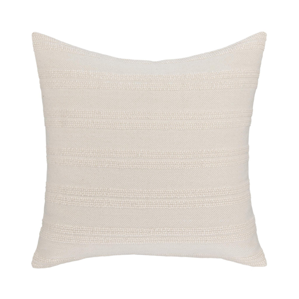 York - 26" x 26" Pillow - Natural / Ivory