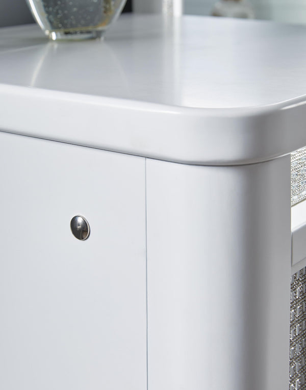 Chalanna - Vanity With Mirror - White