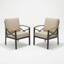 Outdoor Patio Armchair, All Weather (Set of 2)