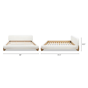 Alpine - Puffy Modern Platform Bed