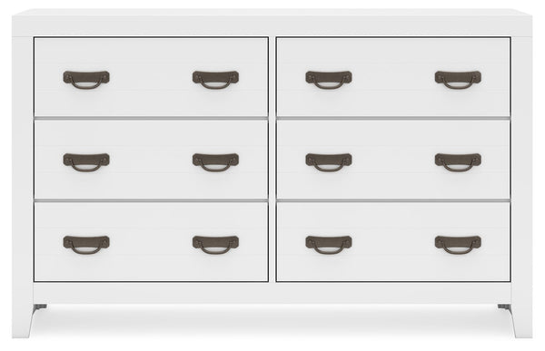 Binterglen - Dresser - White