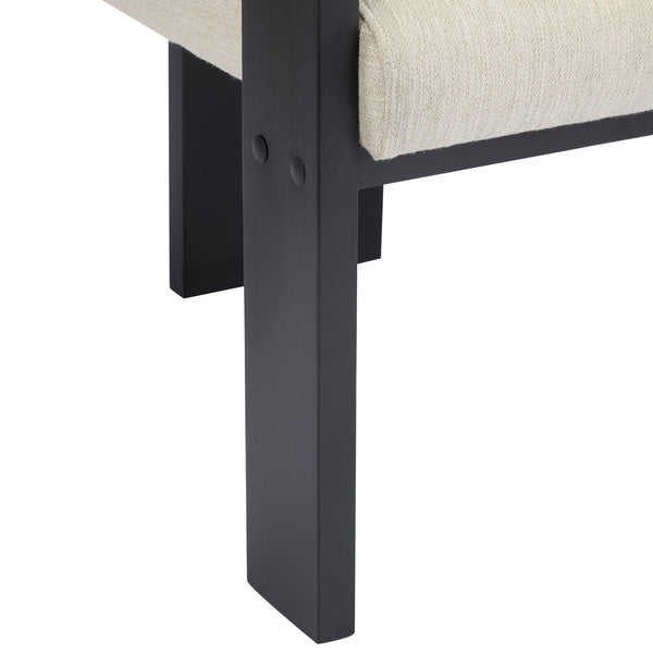 Dining Chairs & Pillow Back (Set of 2) - Beige / Black