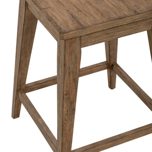 Pinebrook Ridge - Console Stool - Weathered Toffee