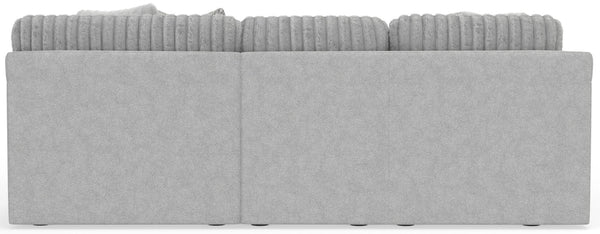 Logan - Upholstered Sectional With Comfort Coil Seating And Accent Pillows Included