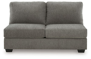 Clarington - 2 Pc. - 3-Piece Sectional And Oversized Ottoman - Greystone