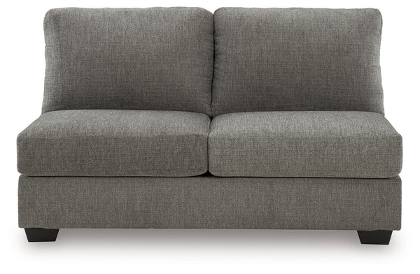 Clarington - 2 Pc. - 3-Piece Sectional And Oversized Ottoman - Greystone