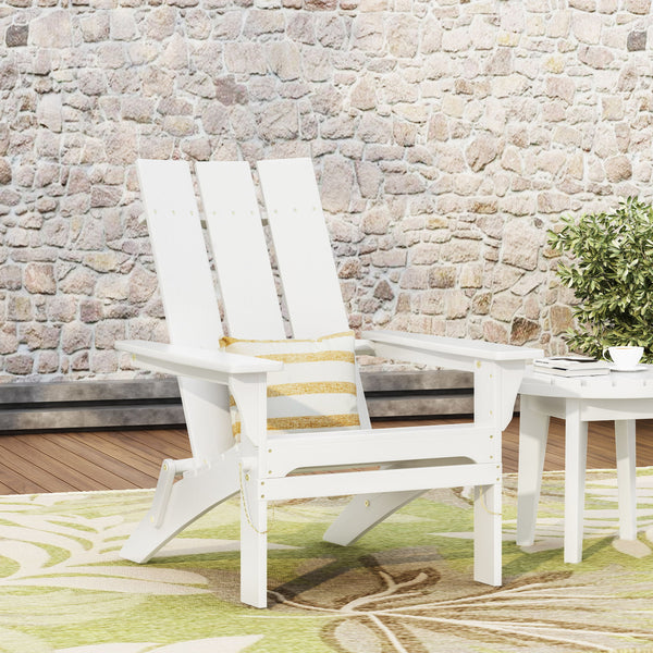 Aurascape - Outdoor Comfort Foldable Adirondack Chair