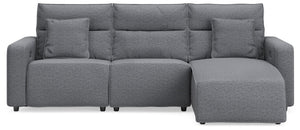 Modmax II - Reclining Sectional - Salt And Pepper