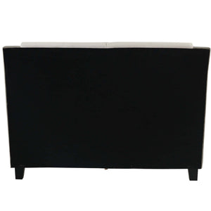 Bed Set With 2 Tone Upholstered Headboard