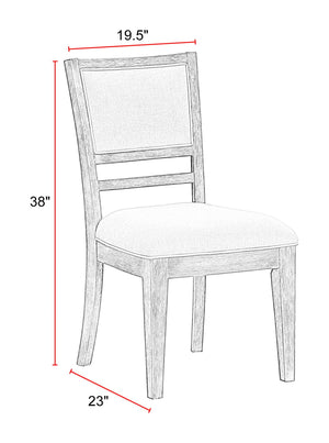 Breckenridge - Upholstered Dining Chair (Set of 2) - Brown