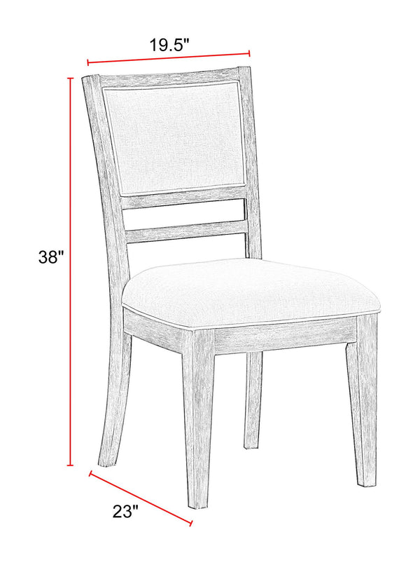 Breckenridge - Upholstered Dining Chair (Set of 2) - Brown