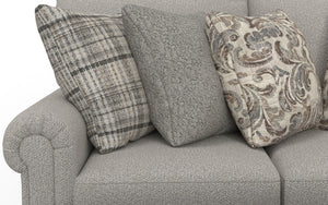 Livingston - Sectional With Comfort Coil Seating, 40" Cocktail Ottoman And Accent Pillows Included
