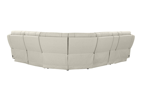 Sausalito - 6 Piece Modular Zero Gravity Power Reclining Sectional With Power Adjustable Headrests