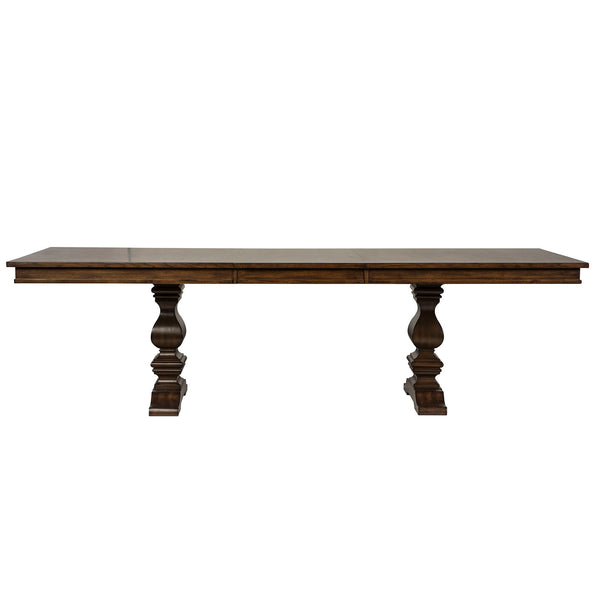 Armand - Trestle Table - Antique Brownstone