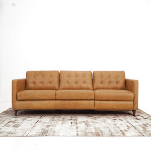 Christopher - Electric Inclining Sofa Left Facing - Tan