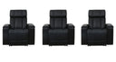 Phoenix - Zero Gravity Power 3 Seat Home Theater Seating With Immersive Audio P3