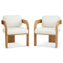 2 Pack Dining Chairs With Pillow Back