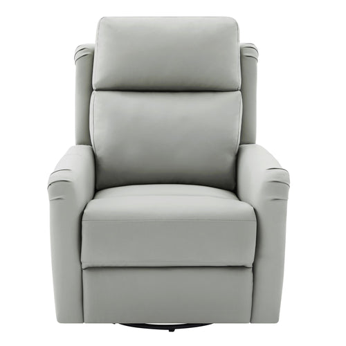 Manual Recliner Swivel Rocking Chair With 8 Point Massage And Heating