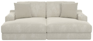 Cozy - 2 Piece Double Wide Chaise With USB Charging Ports
