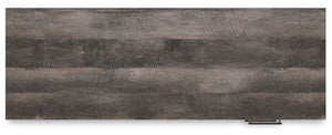 Shawburn - Home Office Desk - White / Dark Charcoal Gray