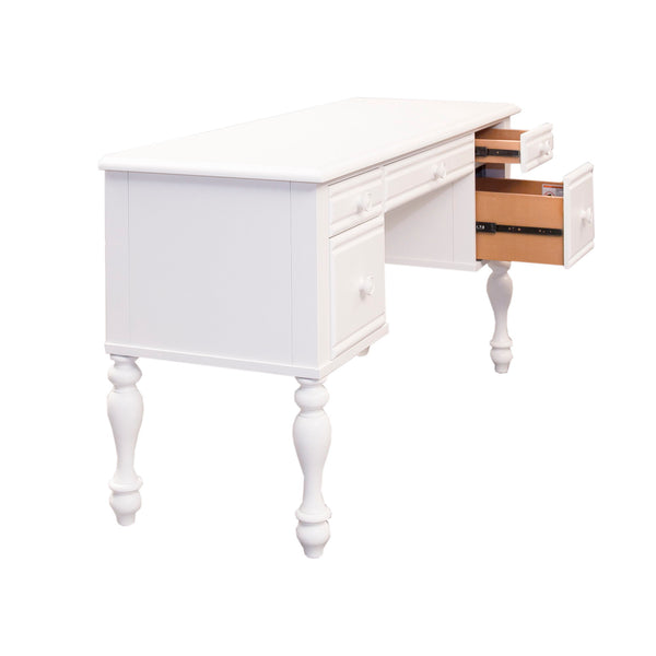 Summer House - Wood Vanity Desk - Oyster White
