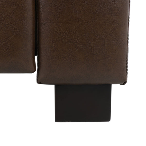 Langseth - Contemporary Tufted Pushback Recliner - Dark Brown