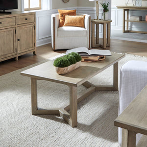 Proximity Place - Rectangular Cocktail Table - Barley Buff