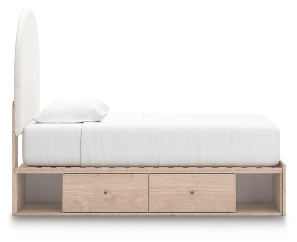 Arloster - Upholstered Panel Bed