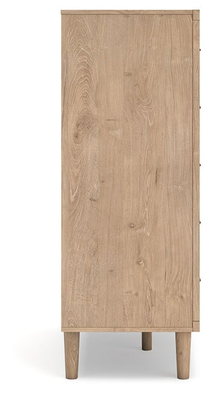 Cielden - Five Drawer Wide Chest - Two-Tone