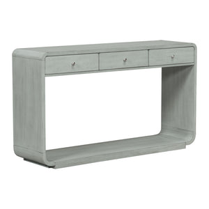 Console Table With 3 Drawers And Display Shelf