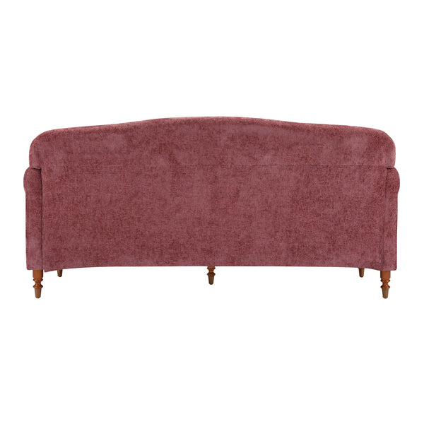 Loveseat Sofa, 2 Seater Couch With Rolled Arms