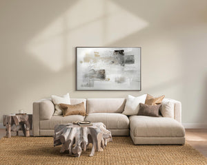 Adalynne - Upholstered Square Ottoman - Buttermilk