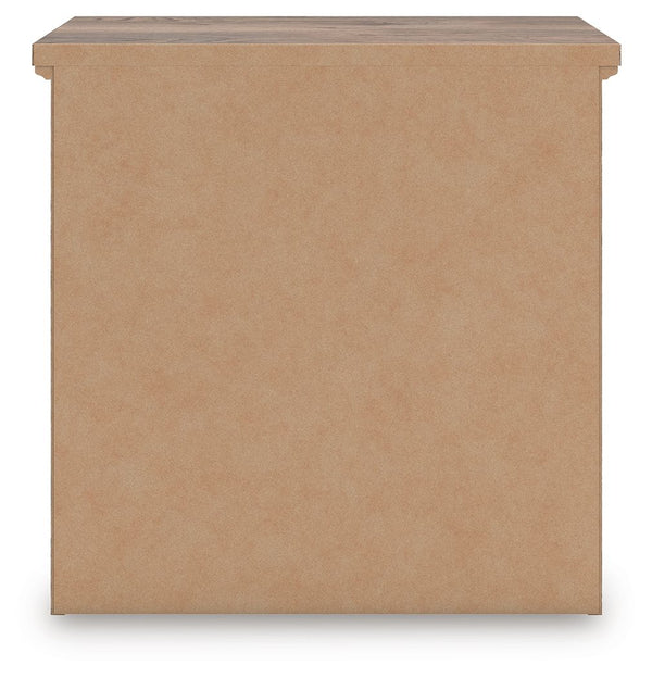 Rusticott - Two Drawer Night Stand - Brown