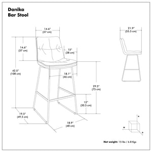 Danika - Bar Stool (Set of 2)