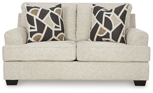 Heartcort - Loveseat - Quartz