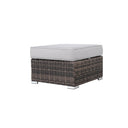 Stylish Outdoor Ottoman With Cushion For Comfort