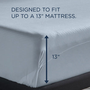 Linens - Tempur Breeze Cooling Sheet Set - Sleepy Blue