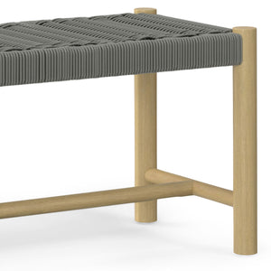 Dahlia - Outdoor Indoor Bench - Gray