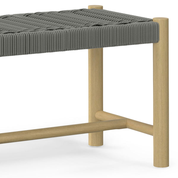Dahlia - Outdoor Indoor Bench - Gray