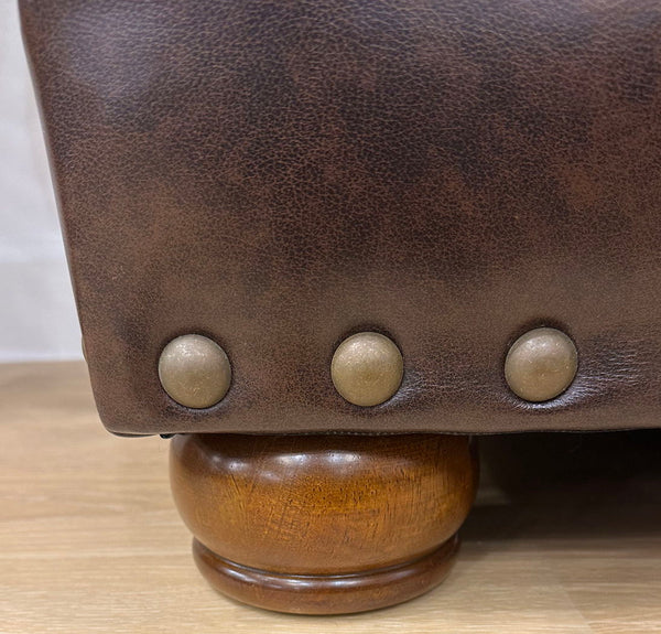 Roberto - Leather Sofa - Cocoa